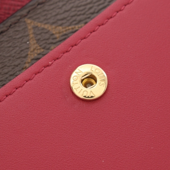 Louis Vuitton Portefeuille Juliet Fuchsia Bifold Wallet Brown - Picture 5 of 5